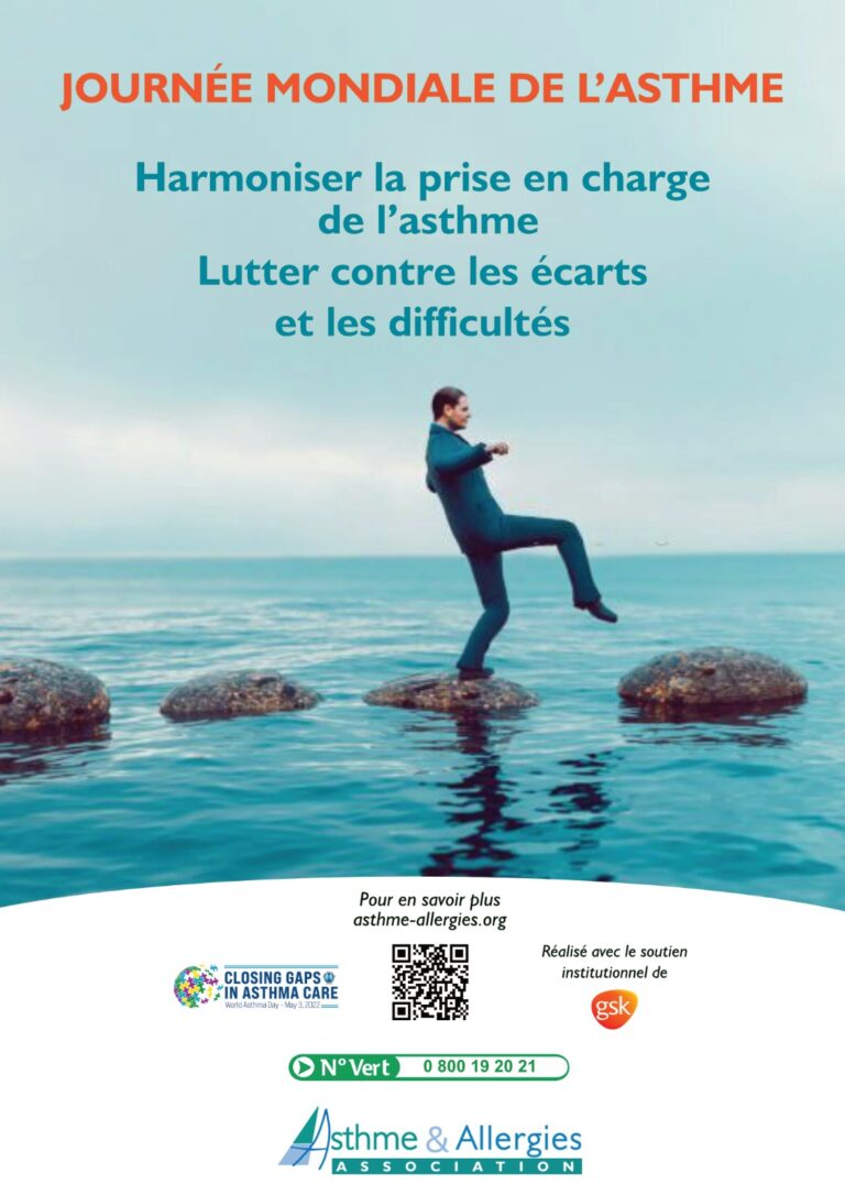 Journée Mondiale de l&rsquo;Asthme: rendez-vous le 3 mai 2022